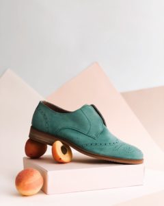 Product photograph green shoe